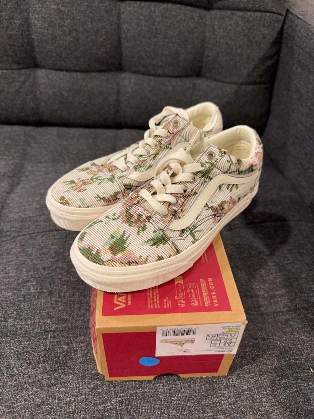 Vans Old Skool Tapestry Floral Marshmallow 5W / 3.5M